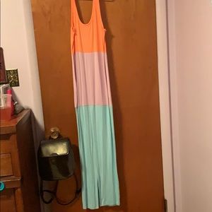 Sherbet maxi dress